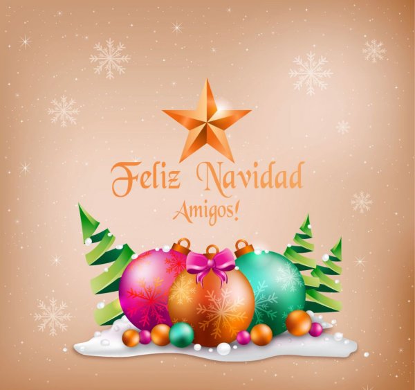 Шаблон открытки feliz Navidad Jesus