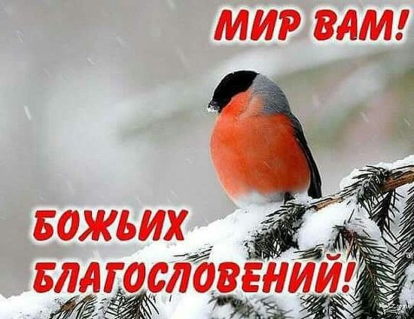 Христианские пожелания с добрым утром зимние