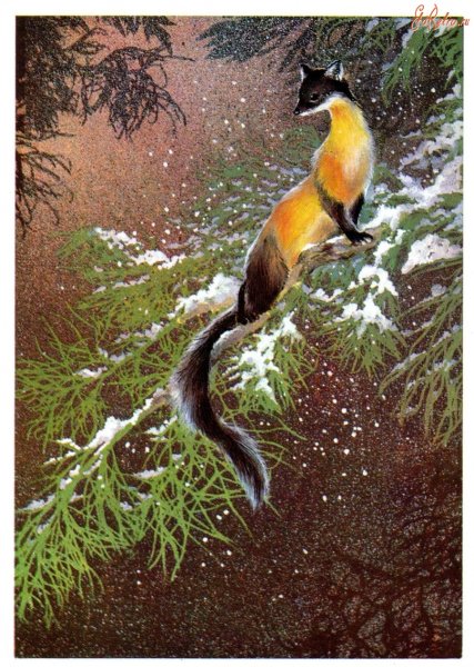 Алексей Исаков художник открыток