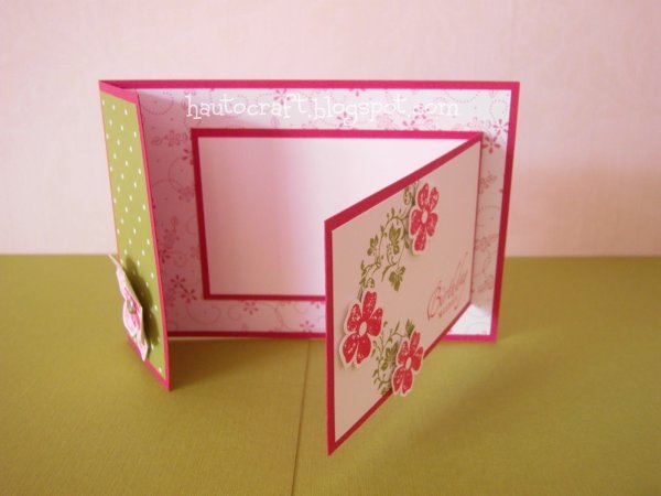 Раскладывающаяся открытка