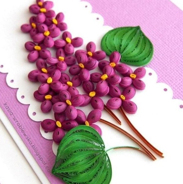 Квиллинг весенние цветы