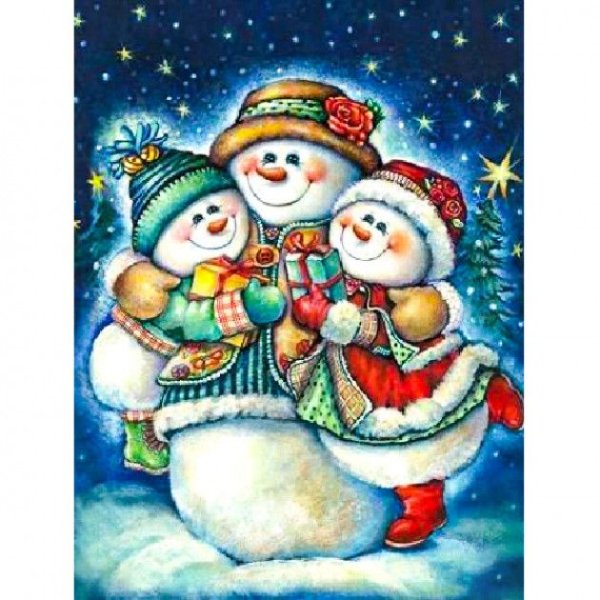 Три снеговика