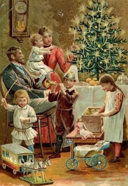 Рождество в стиле ретро