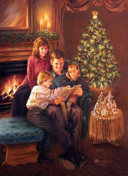 Рождество семья