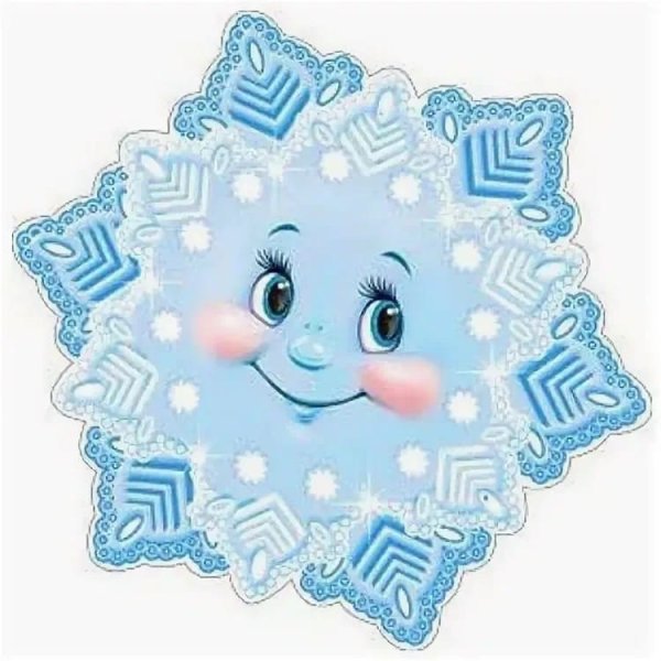 Снежинка открытка