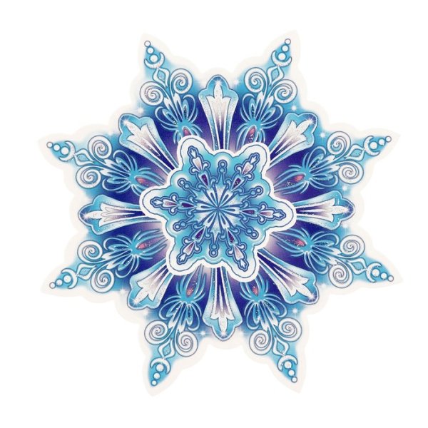 Снежинки с мордочками