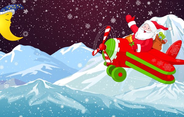 Новый год самолет