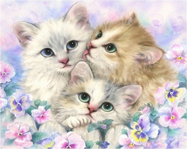 Алмазная мозаика Гранни коты