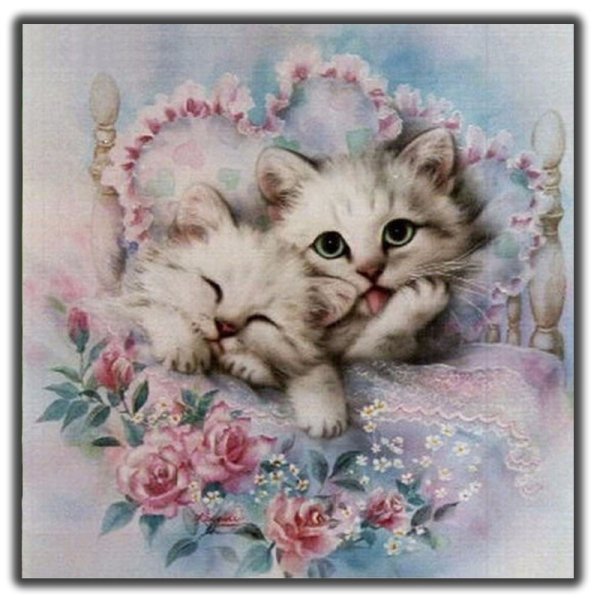 Котята для декупажа