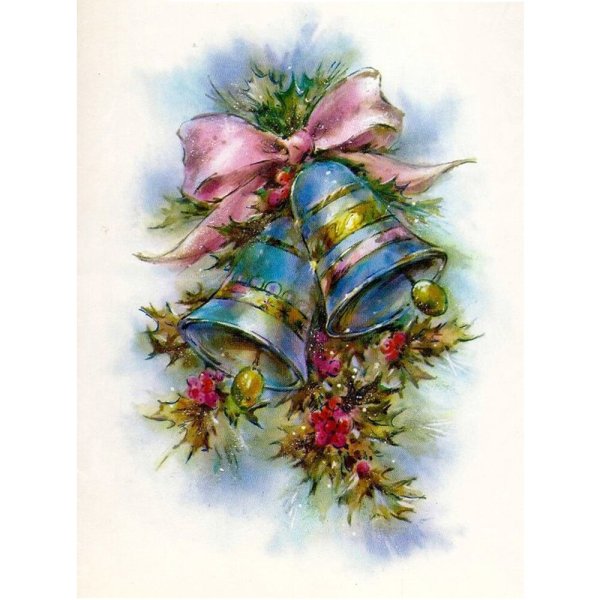 Новогодние Акварельные иллюстрации