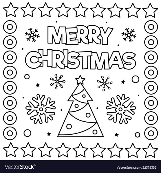 Merry Christmas открытки черно белые