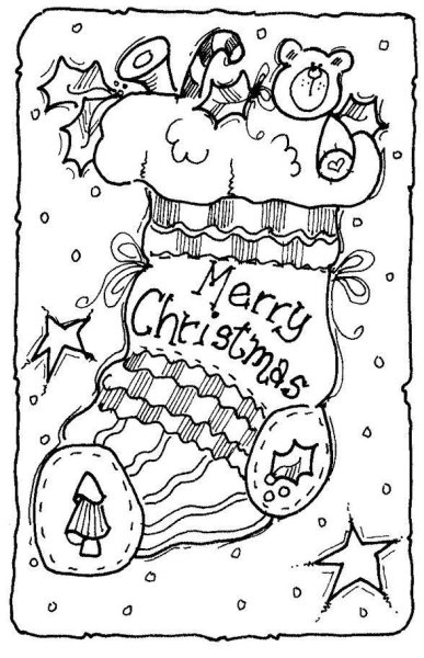 Merry Christmas раскраска