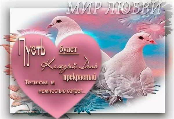 Пожелания мира и добра