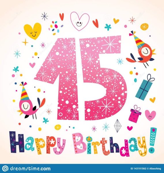 Поздравление на 15 лет девочке