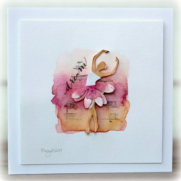 Авторская Акварельная открытка