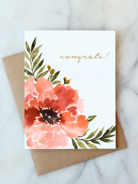 Акварельные открытки