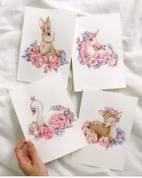 Tanya Bonya иллюстрации акварель