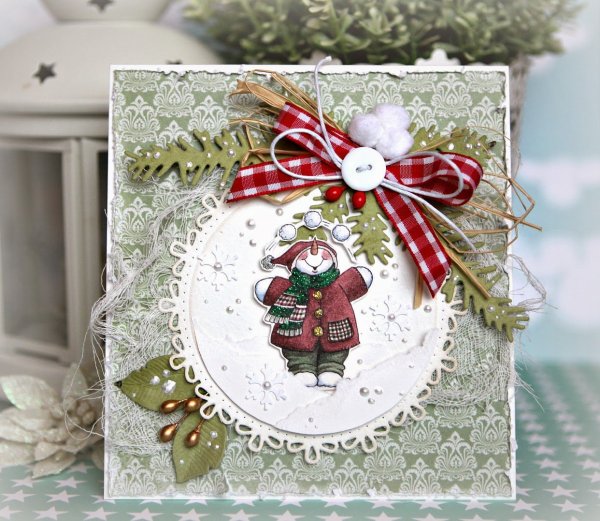 Открытки ручной работы с новым годом