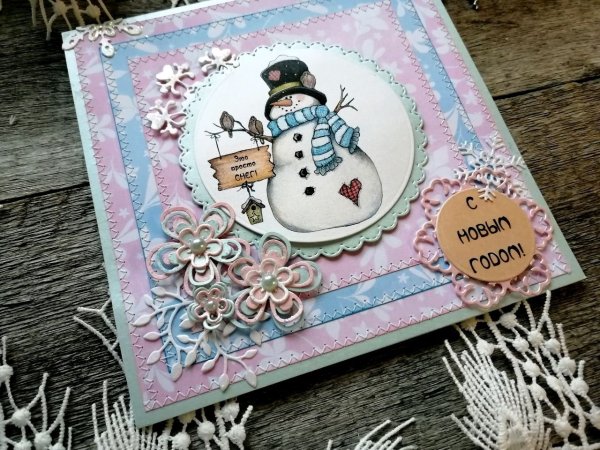 Авторские открытки ручной работы