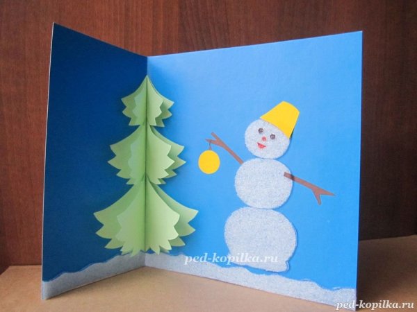 Аппликация елка