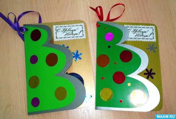 Аппликация. Новый год