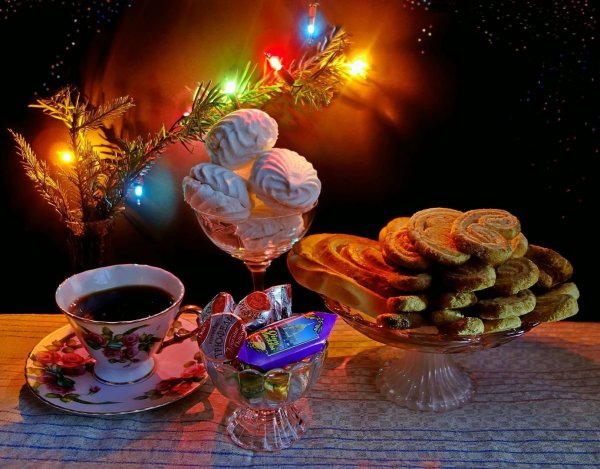 Новогоднее праздничное чаепитие