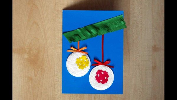 Аппликация. Новый год