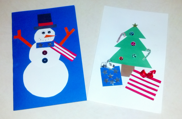 Новогодние аппликации для детей