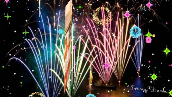 Открытки с салютом анимационные