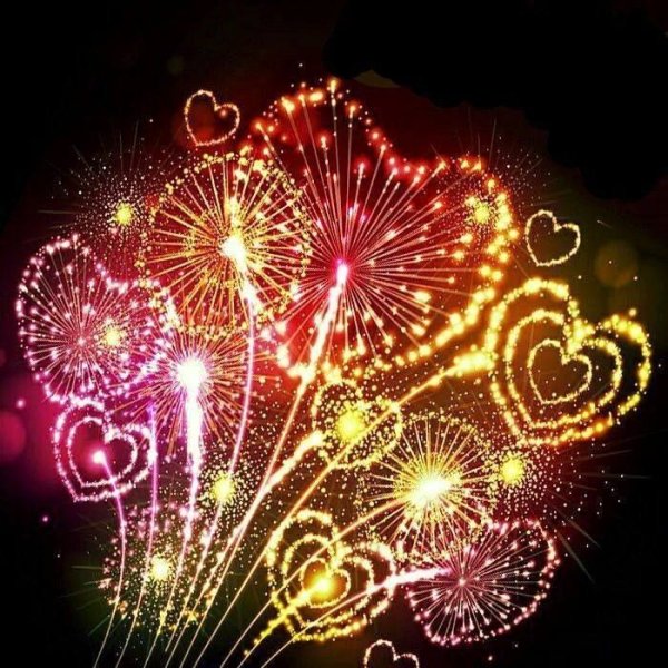 Салют для видеоролика