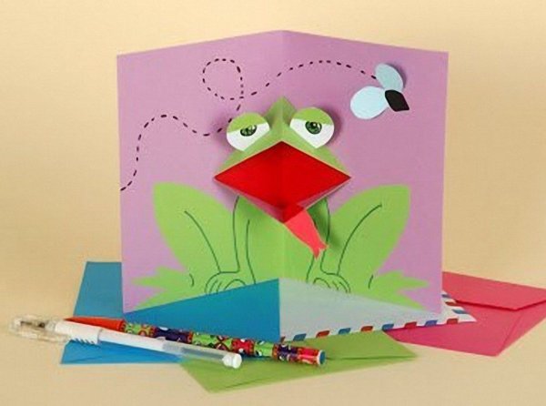 Объемные открытки для детей