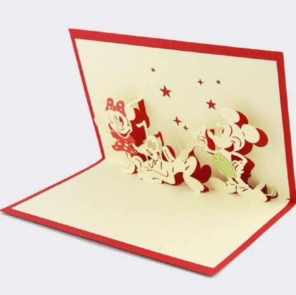 3д открытка