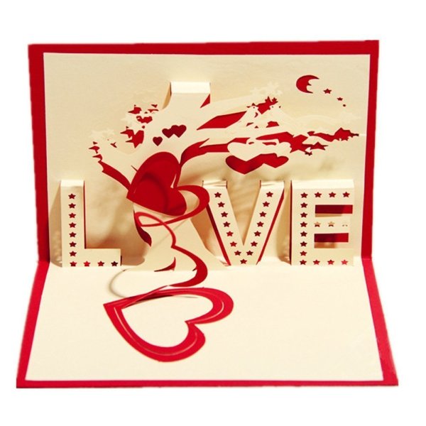 Открытки с объемными элементами