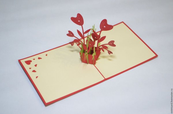 Объемная открытка
