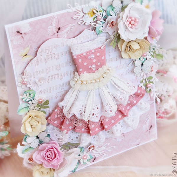 Открытка «девочка»