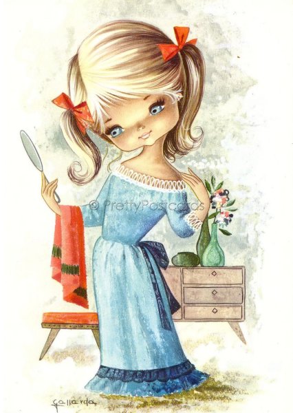 Милые куклы открыточки от Gallarda