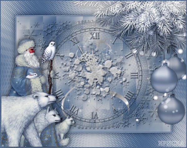 Новогодние открытки коллаж