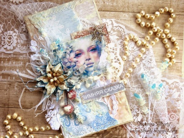 Новогодний коллаж Скрапбукинг