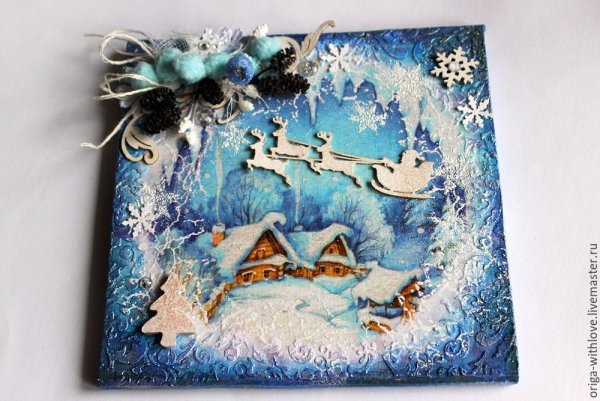 Новогоднее панно