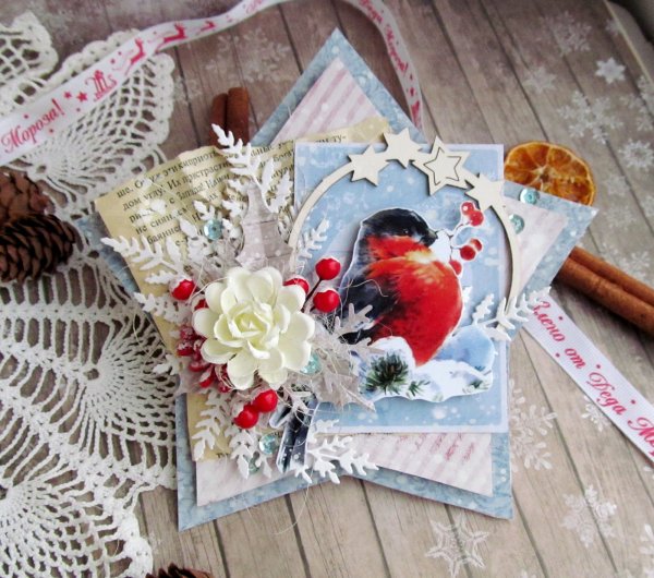 Снегирь Скрапбукинг
