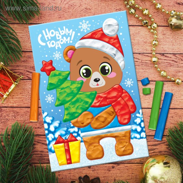 Аппликация. Новый год