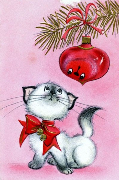 Новогодние коты
