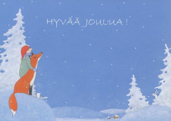 Hyvaa joulua открытки