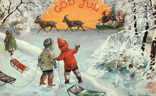 Финские новогодние открытки