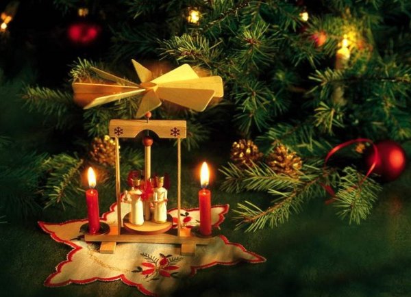 Открытки с европейским Рождеством