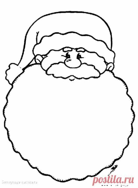 Новогодняя открытка раскраска