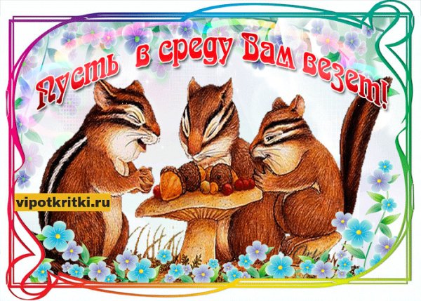 Открытка вкусной среды