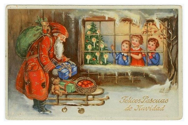 Старинные новогодние открытки