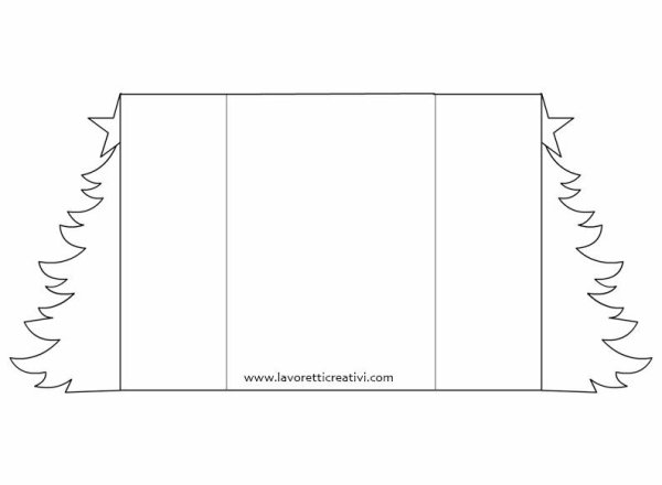 Выкройки для новогодних открыток