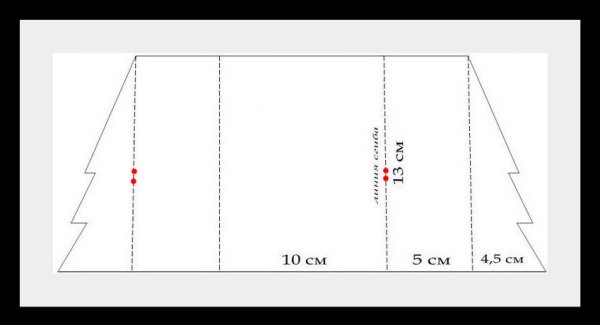 Новогодняя открытка киригами